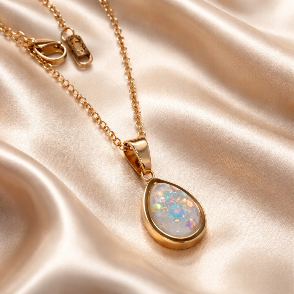 Opal Pendant Necklace