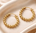 Bobble Hoop Earrings