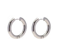 Silver Plated Hoop Earrings