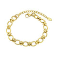 Orbital-Link 18k Gold adjustable bracelet