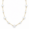 White Star & Bead Necklace