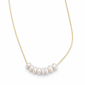 Loose Pearl & Gold Necklace