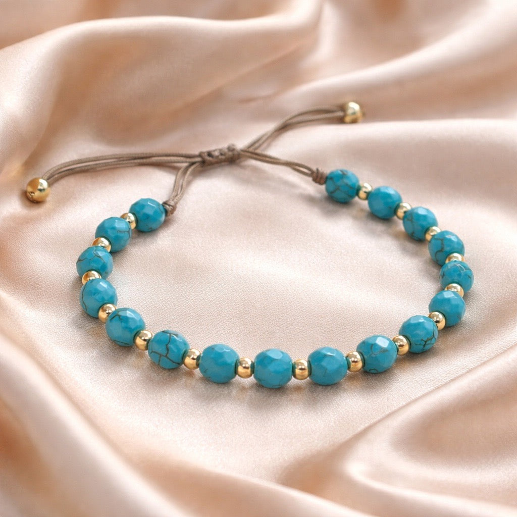 Handmade Beaded Turquoise Bracelet