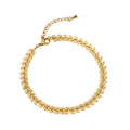Herringbone Link Anklet